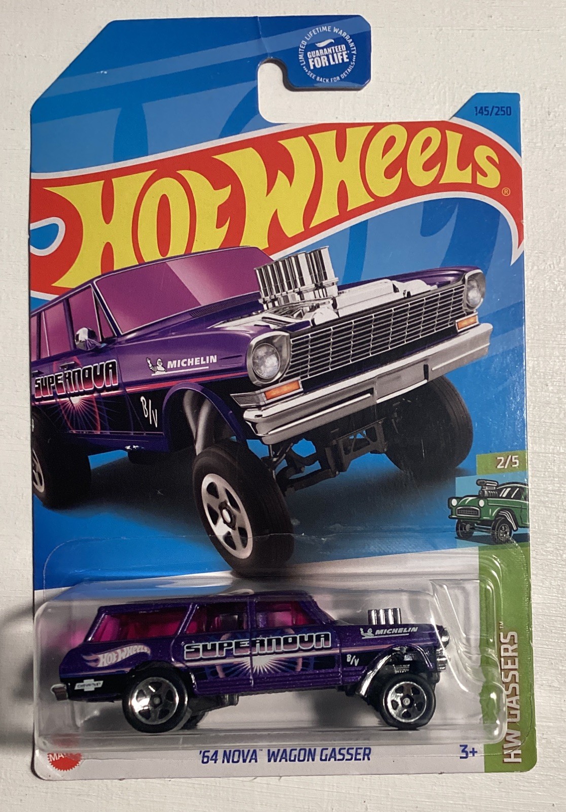 ⛽️HW GASSERS Lot Of 4 ‘55Bel Air, ‘64 Nova Wagon Gasser, Pass’n Gasser
