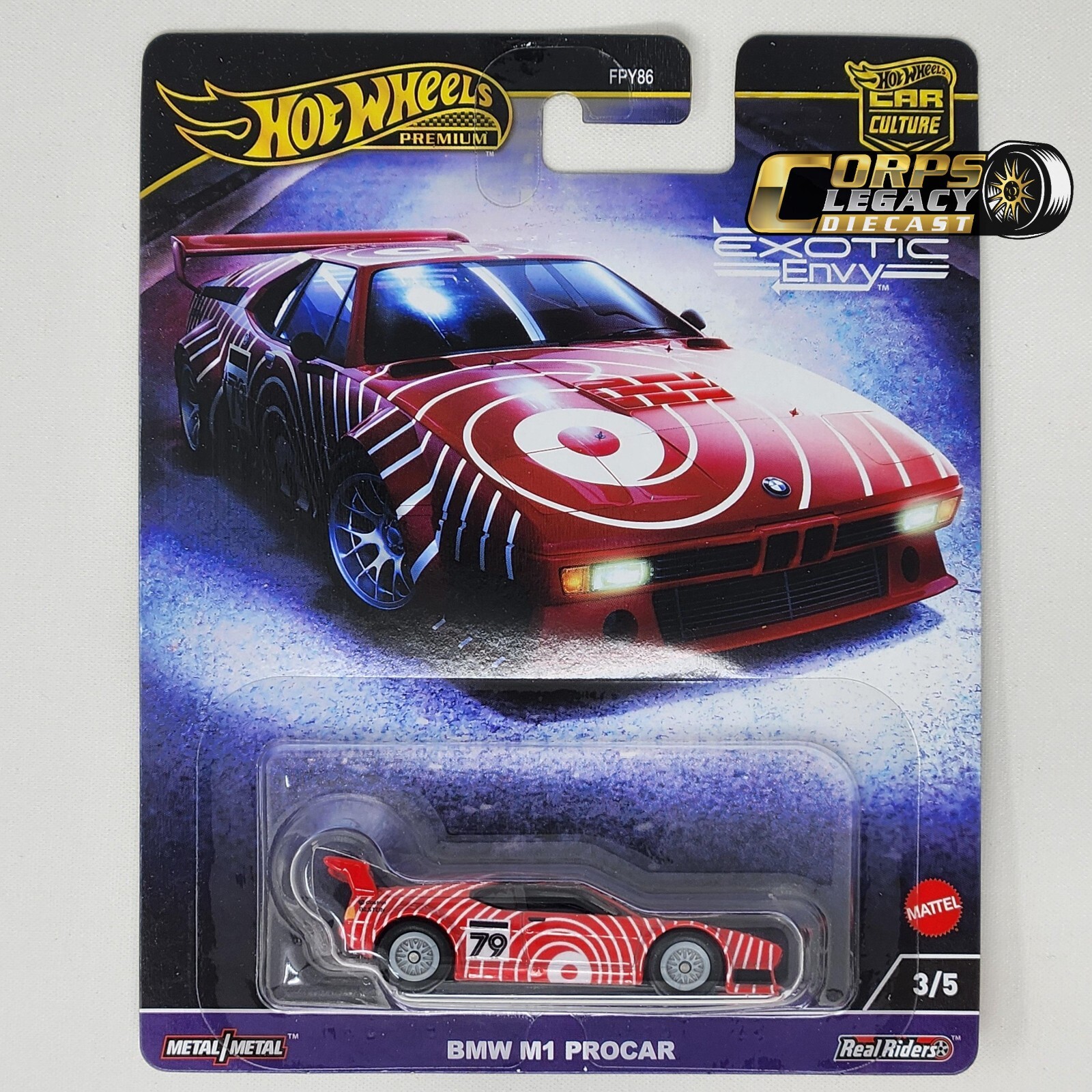 Hot Wheels Car Culture Exotic Envy Premium [5 Car Set] 2024 G Case Mix 7