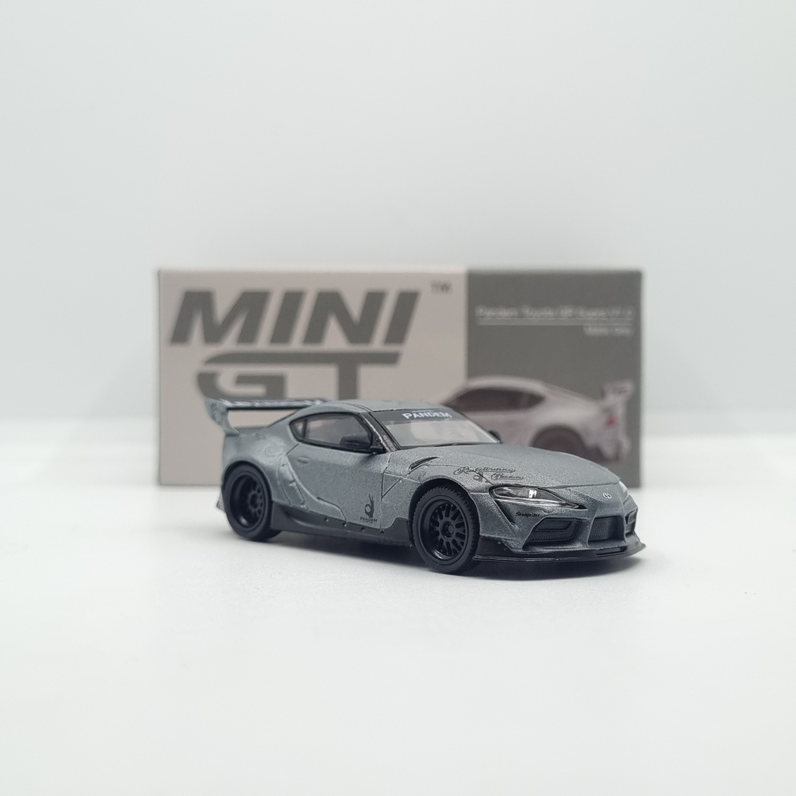 Mini GT Pandem Toyota GR Supra V1.0 Matte Grey RHD MGT00250-R