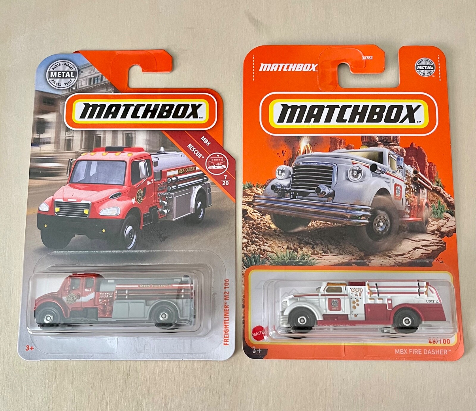 Matchbox Police & Fire Lot of 4 New