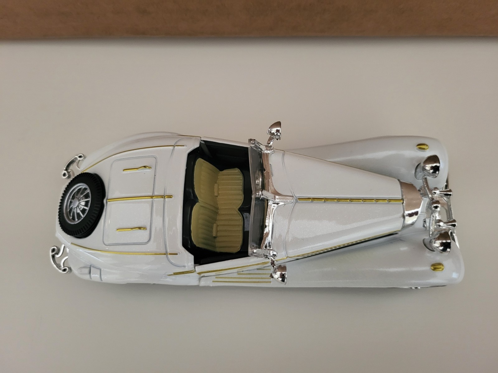 1936 Mercedes Benz 500K Inspired Alloy Car Model Diecast Classic