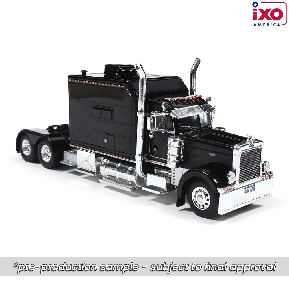 Peterbilt 379 Custom – Black Diecast 1:64 Scale Model – IXO 64TR016B