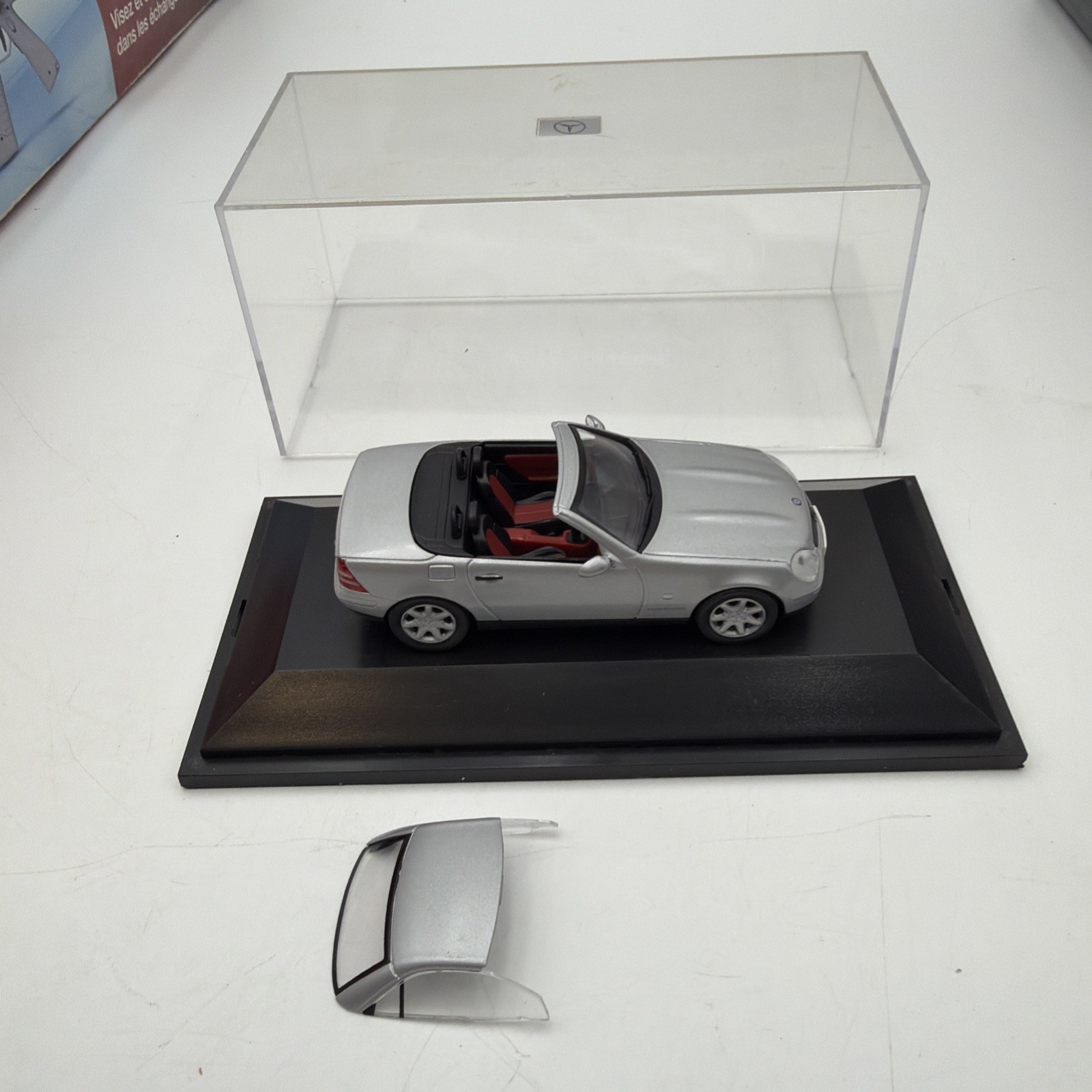 Herpa 1/43 Mercedes Benz SLK 230 Grey. With Hard Top.