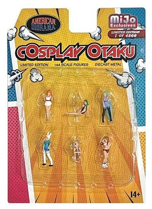 1/64 American Diorama 6 pc. Cosplay Otaku Figure Set – MiJo exclusive