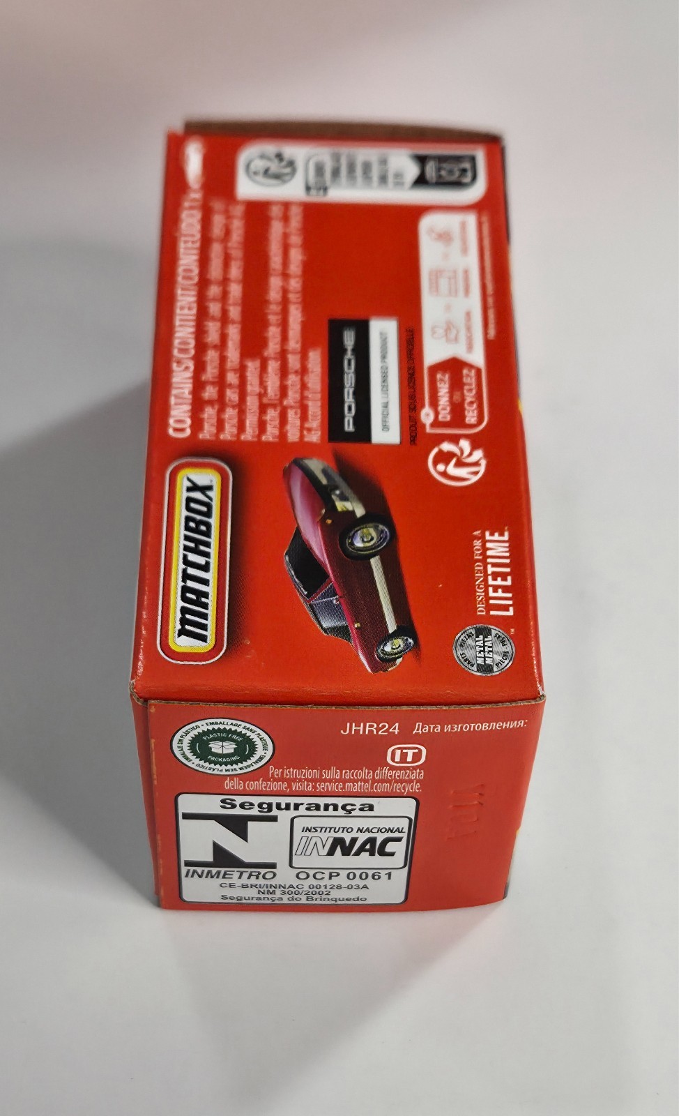 ’71 Porsche 914 95/125 Matchbox 2026 POWER GRABS JHR24 MBX Road Trip red