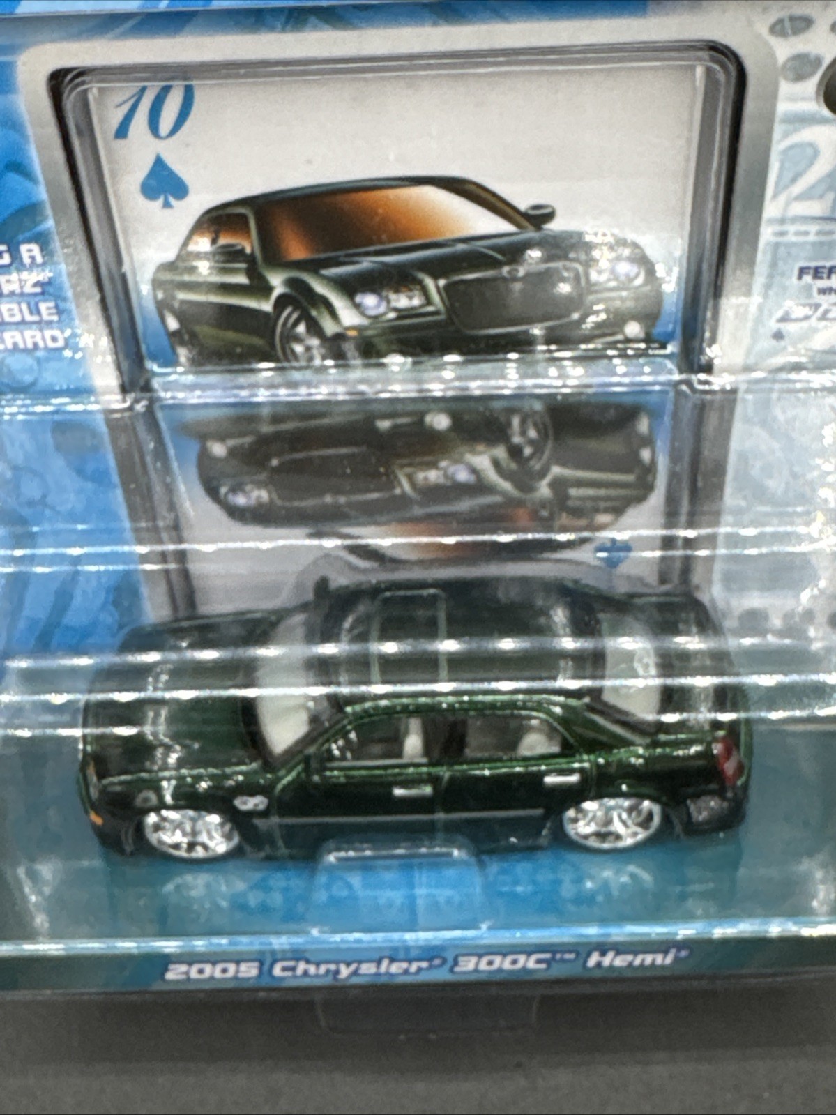 a 2005 Maisto PLAYERZ 1:64 GREEN 2005 CHRYSLER 300C HEMI 10 Spades MORE LISTED
