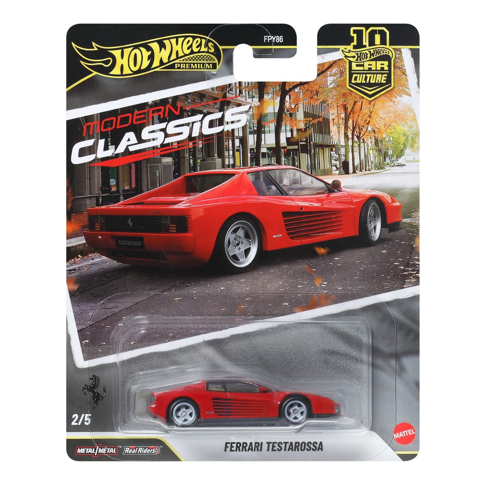 2026 Hot Wheels car culture Modern Classics Ferrari Testarossa SEALED CASE OF 10