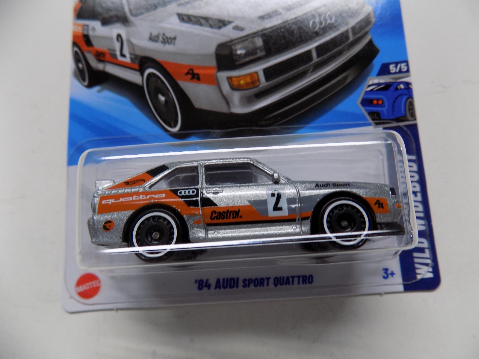 Hot Wheels – 2025 Regular Treasure Hunt – SILVER ’84 AUDI SPORT QUATTRO