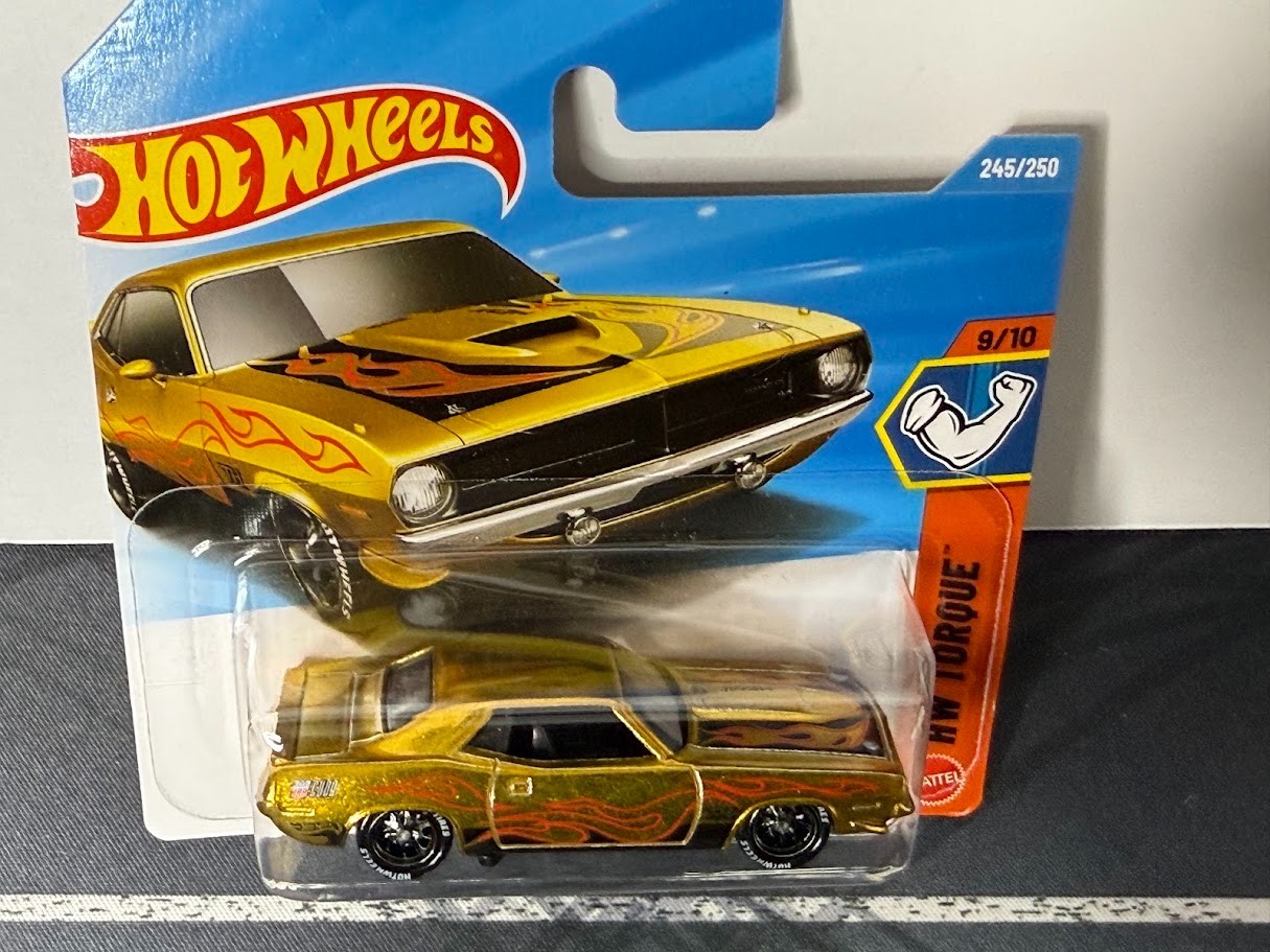 2026 Hot Wheels Super Treasure Hunt ‘70 Plymouth AAR Cuda Short Card W/Protector