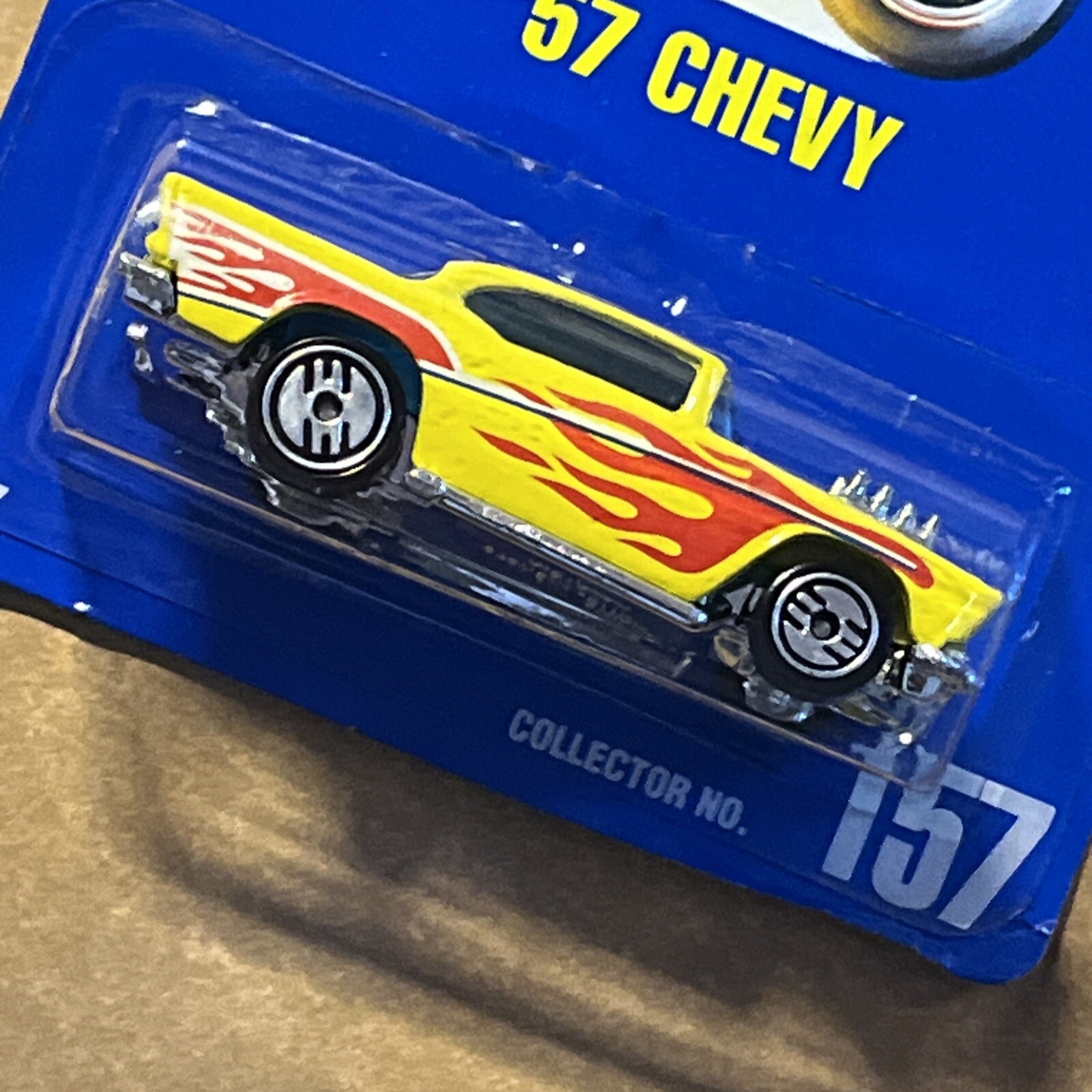 57 Chevy Toy Hot Wheel lot of 2 , 1957 Chevys. ￼ New, Unopened Package ￼B-105.