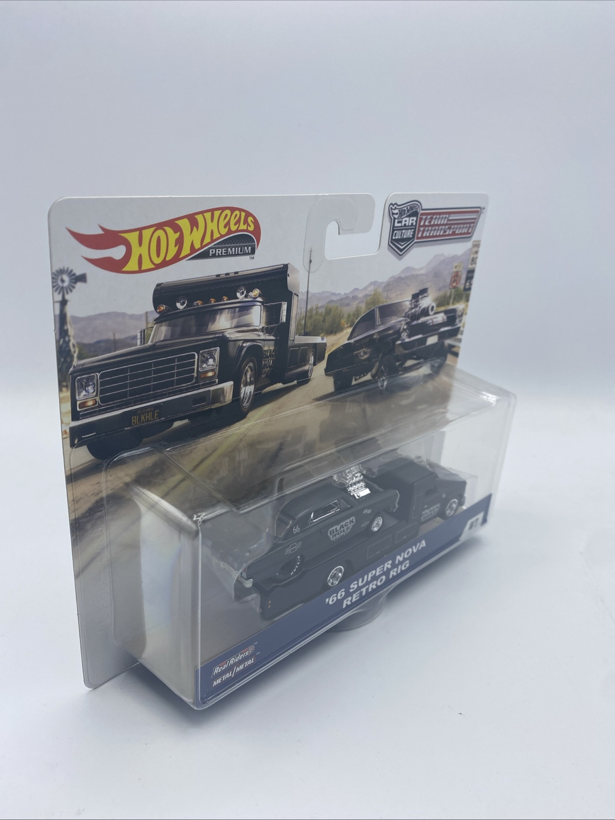 Hot Wheels Car Culture Team Transport 66 Super Nova Retro Rig Black Hole #7