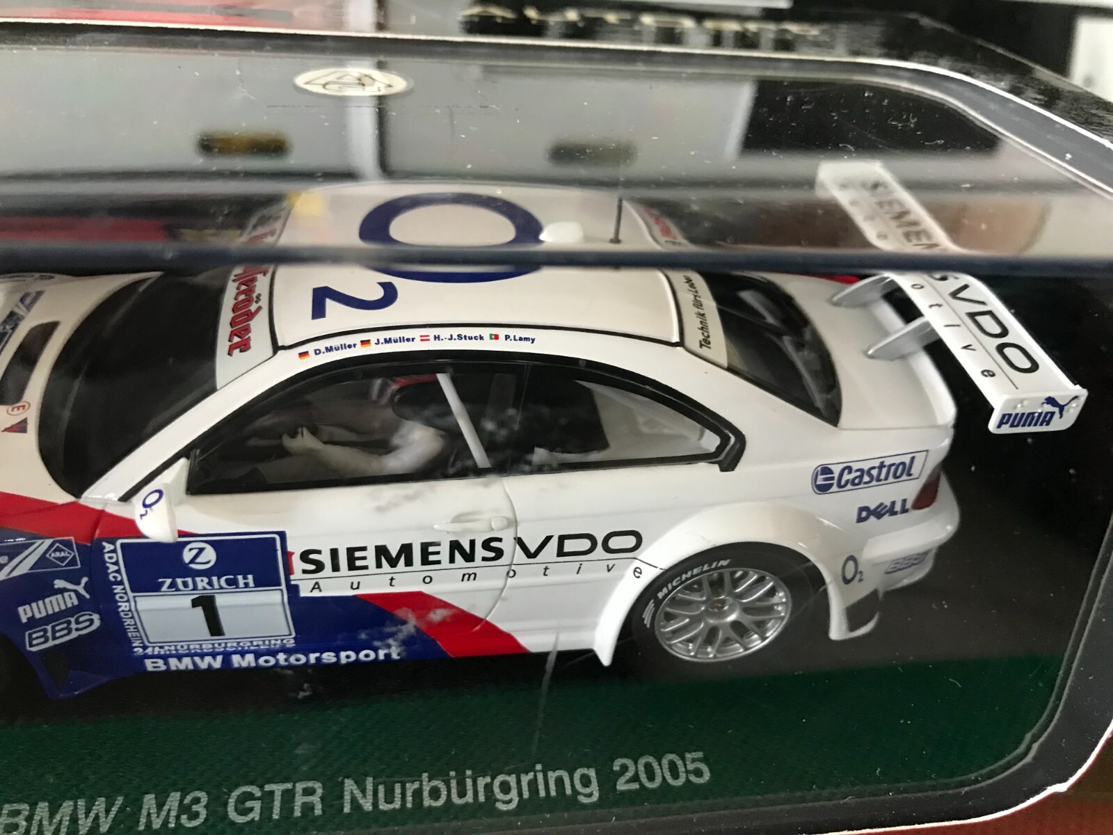 AUTOart slot car 1:32 E46 BMW M3 GTR Nürburgring AUTOart Slot Racing B487