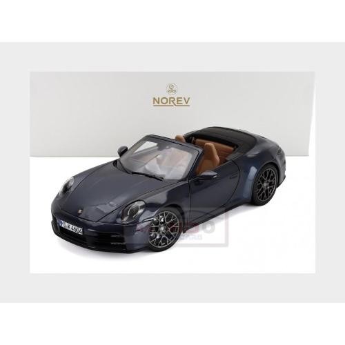 1:18 NOREV Porsche 911 992-2 Carrera Cabriolet Open 2024 Blue Met NV187180 MMC
