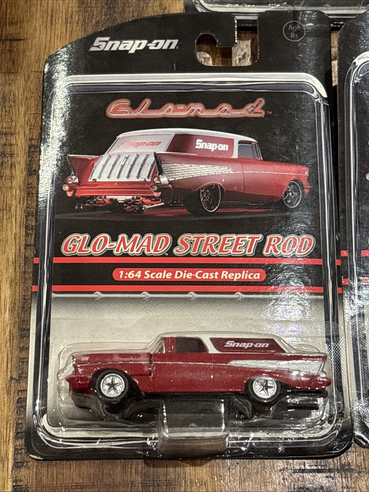 Snap-On Tools 5 Piece Glo-Mad Street Rod 1:64 Die-Cast Replica GM Chevy Nomad