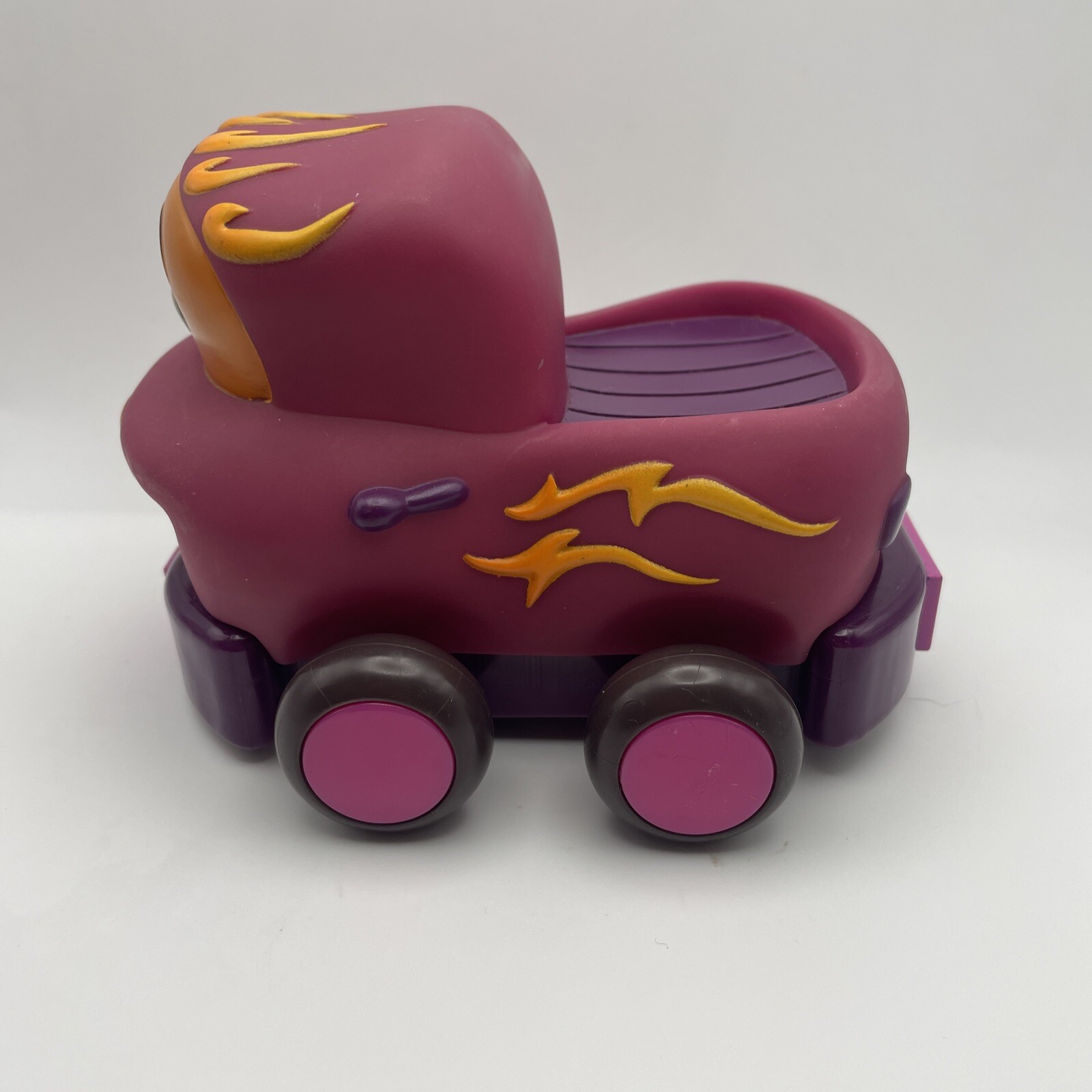 Just B You Brand – Pull Back & Go Rubber Cars – Friction Toys – Set Of 4