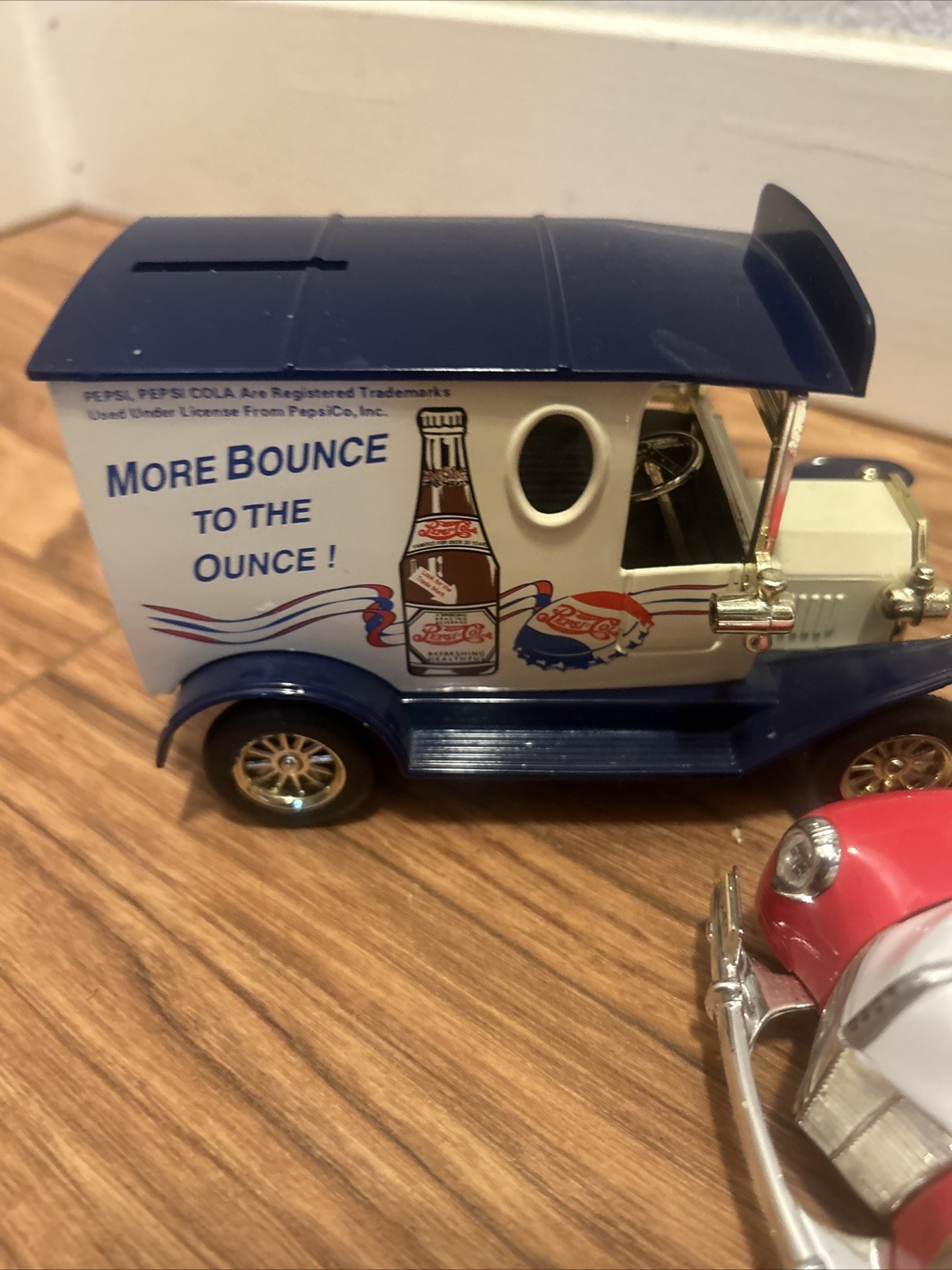 Golden Wheels Diecast 1940 Ford Pickup Delivery Truck & Pepsi Truck Bank