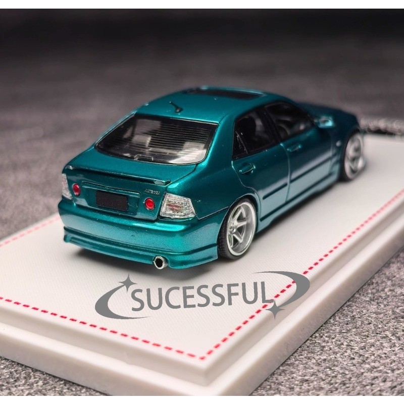 1:64 Green Altezza RS200 SXE10 Sedan Diecast Metal Loose Collectible Car