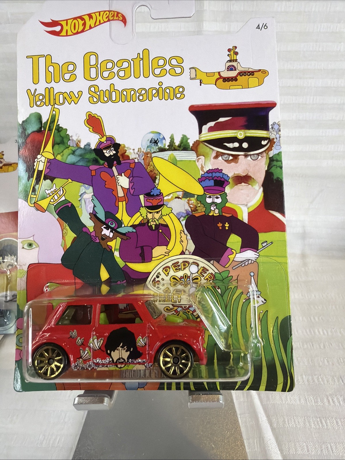 Hot Wheels 50th Anniversary The Beatles Yellow Submarine Full Set Of 6