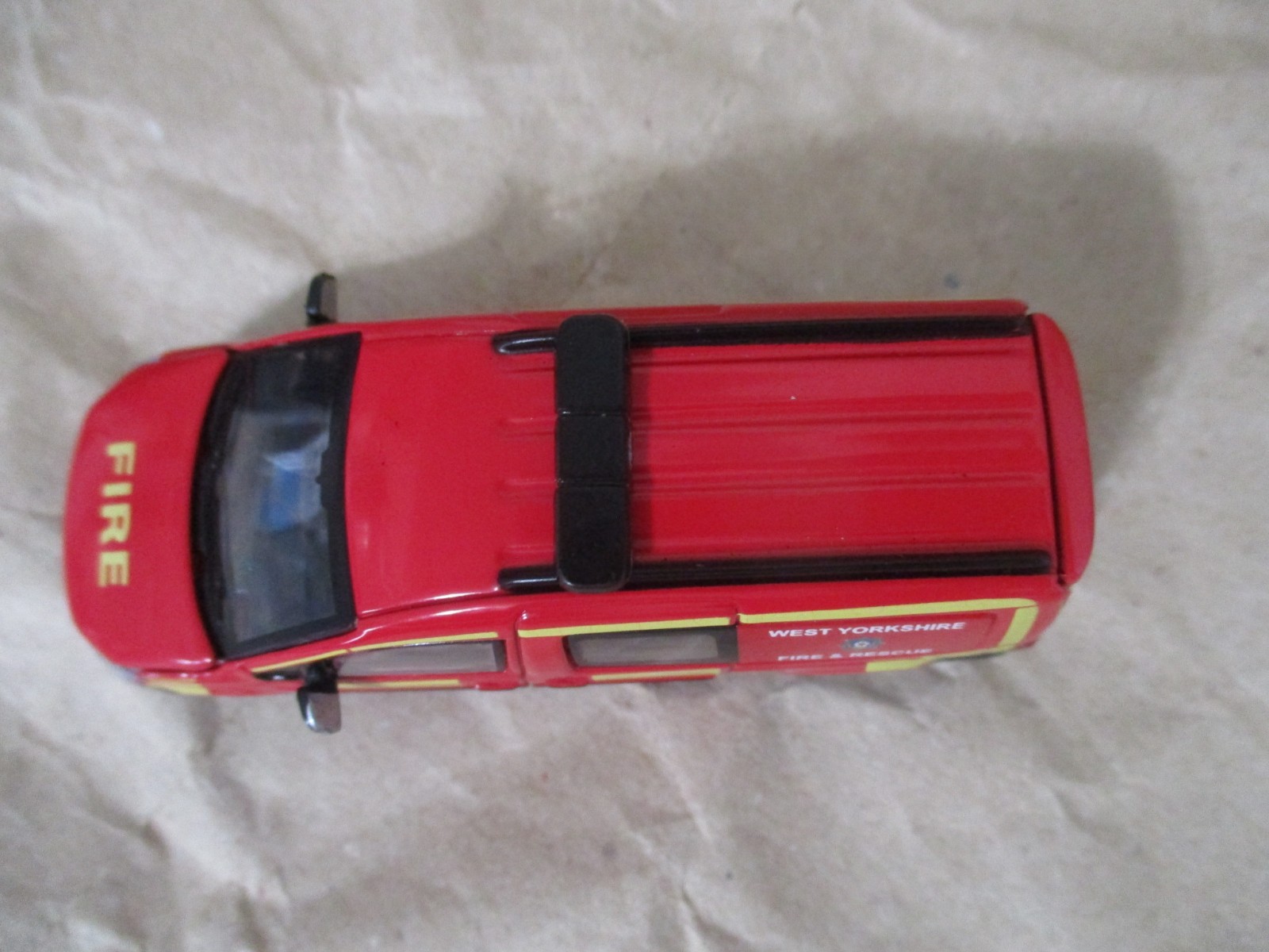 ERA Car #51 Volkswagen Caddy Maxi U.K Fire Dept Van 1:64 diecast Rubber Tires