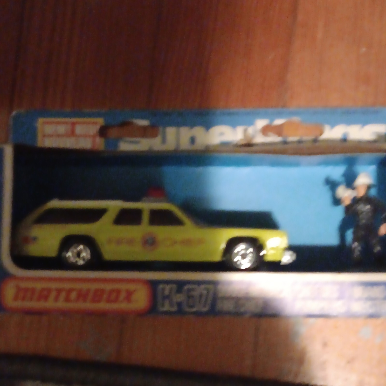 Matchbox Superfast 1979 Dodge Monaco Fire Chief Yellow Diecast 1:64 Unopened