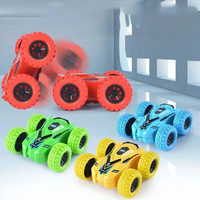 Kids Double Sided Inertial Toy Car Anti Collision Off Road Vehicle Anti Fall