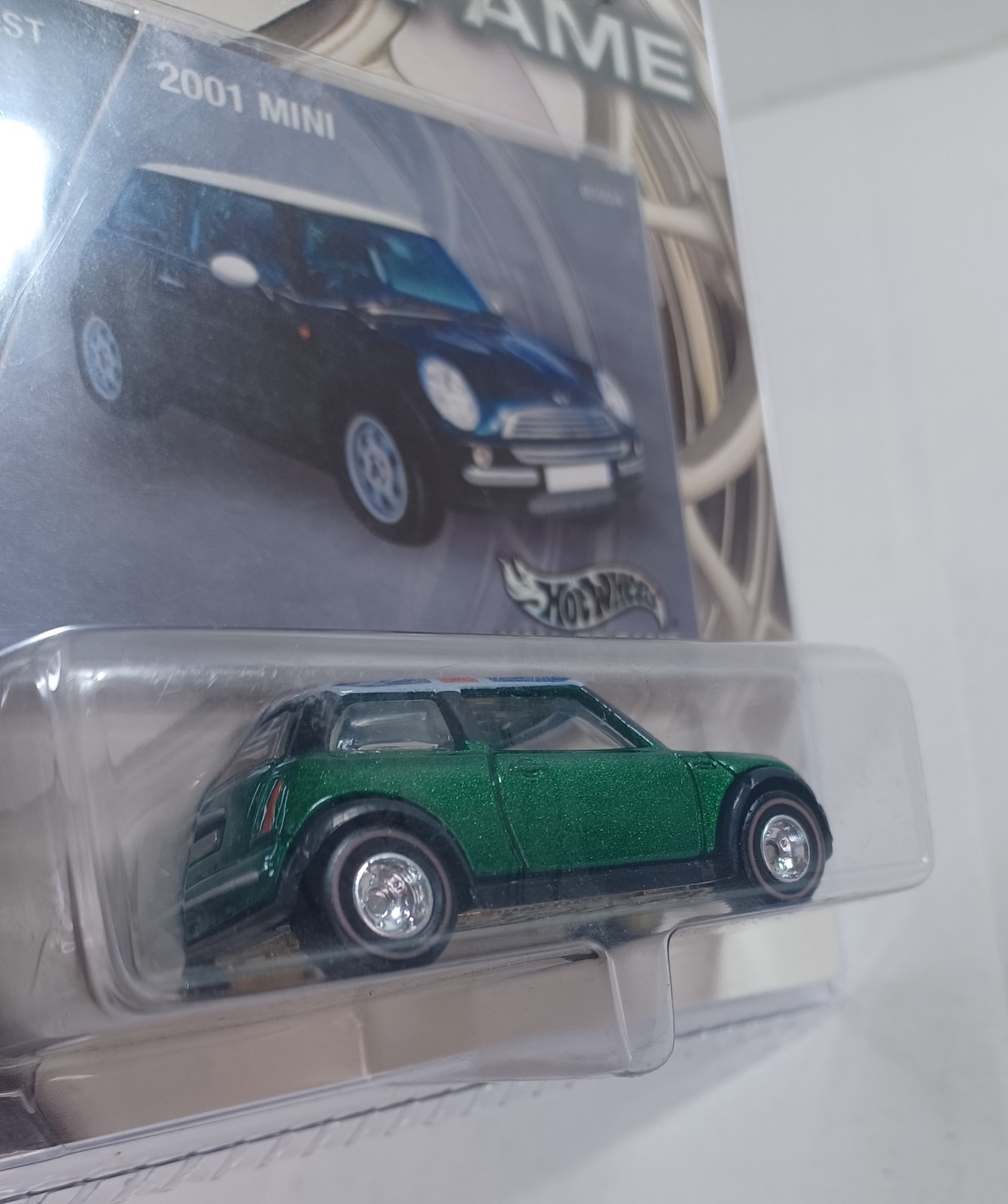 Hot Wheels Hall Of Fame 2001 Mini Cooper 1:64 Green Diecast Real Riders Peterson