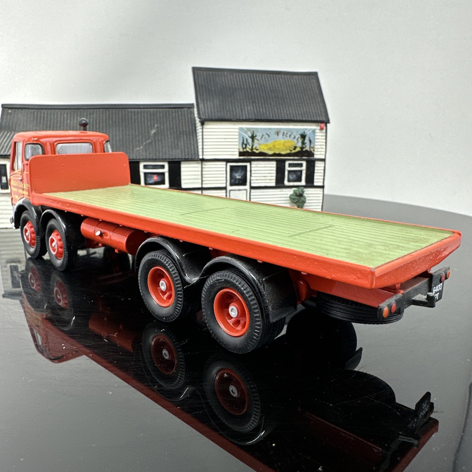 CORGI CC11501 -AEC MKV Mammoth Major Platform Lorry SIDDLE COOK -THE LAZY TROUT