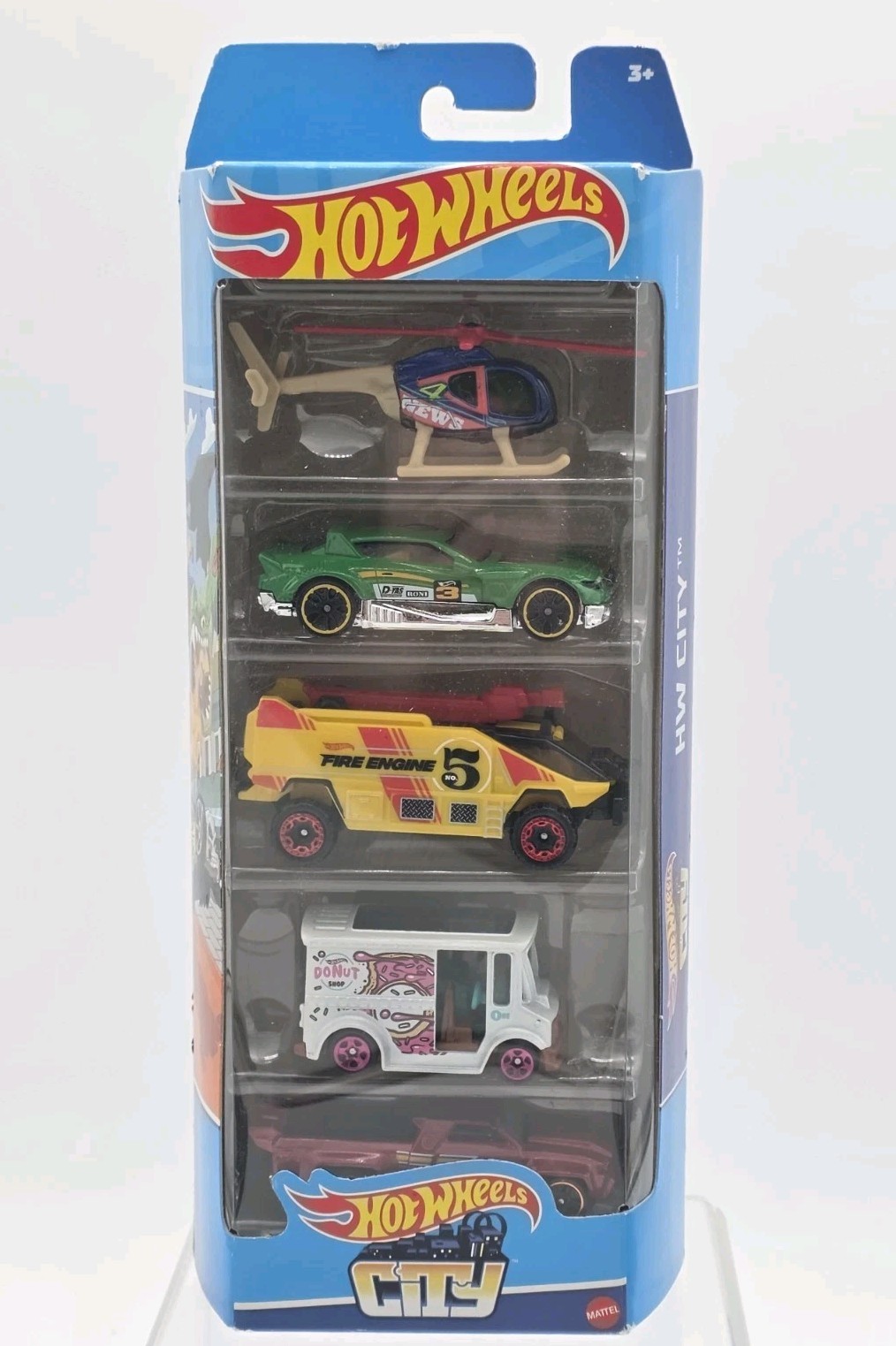 Package of 5 Hot wheels City New in Unopened Package
