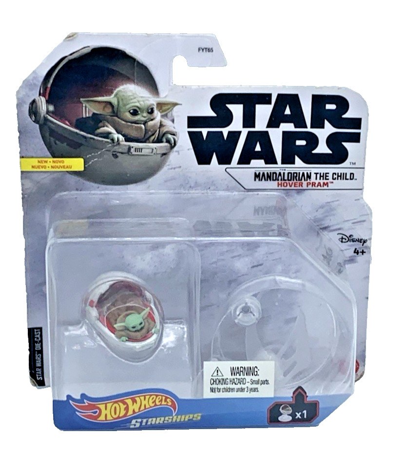 Hot Wheels Starships Star Wars Mandalorian The Child Hover Pram 2019 Brand New