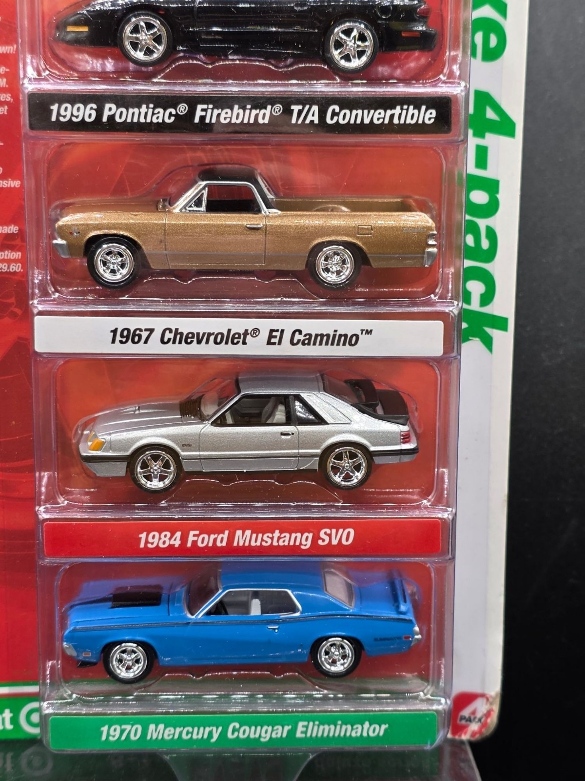 Auto World Deluxe 4-Pack Die-Cast 1:64 Scale Version A Models