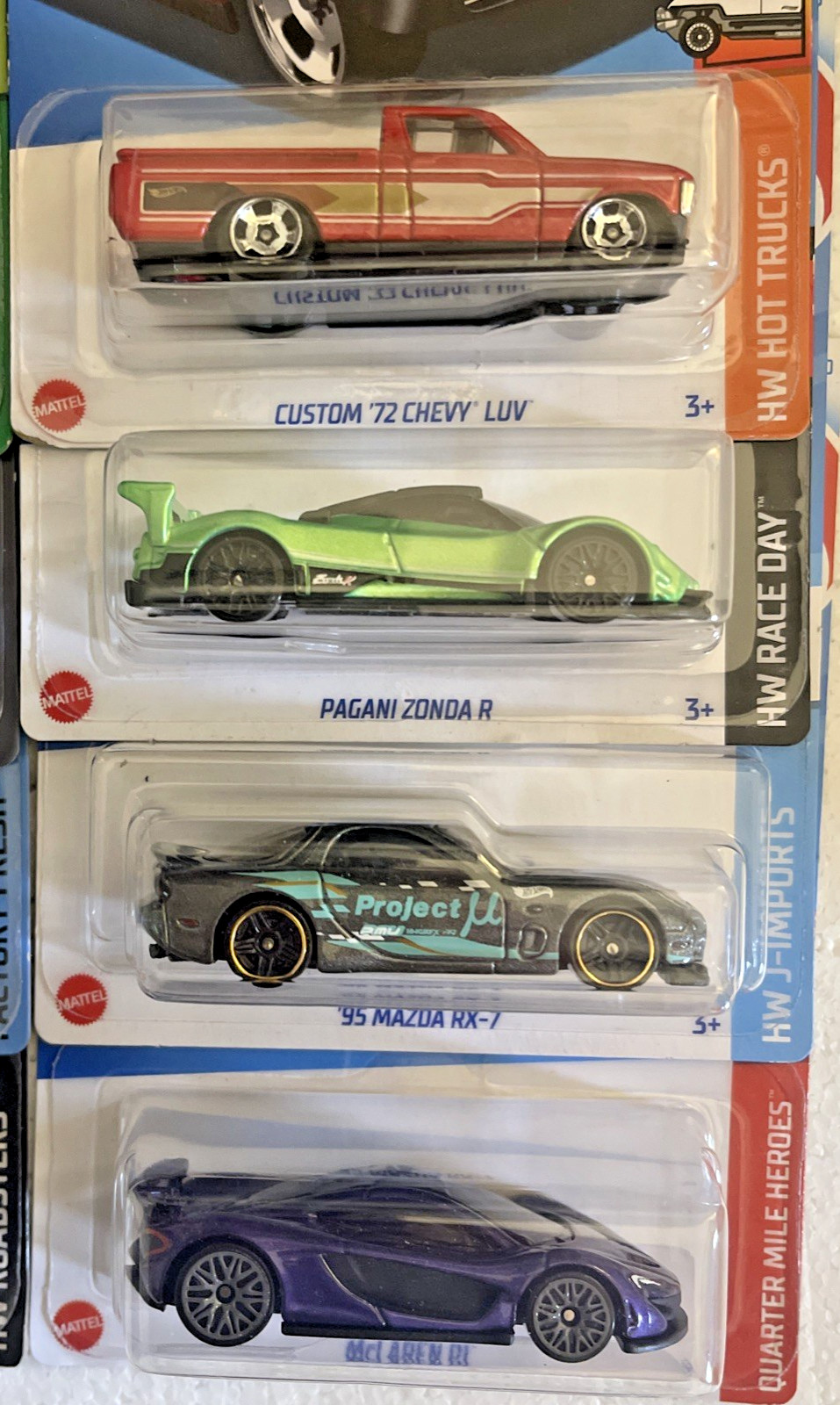 8x 2024 Hot Wheels KROGER EXCLUSIVES Chevrolet Mazda McLaren Otto Ford Plymouth