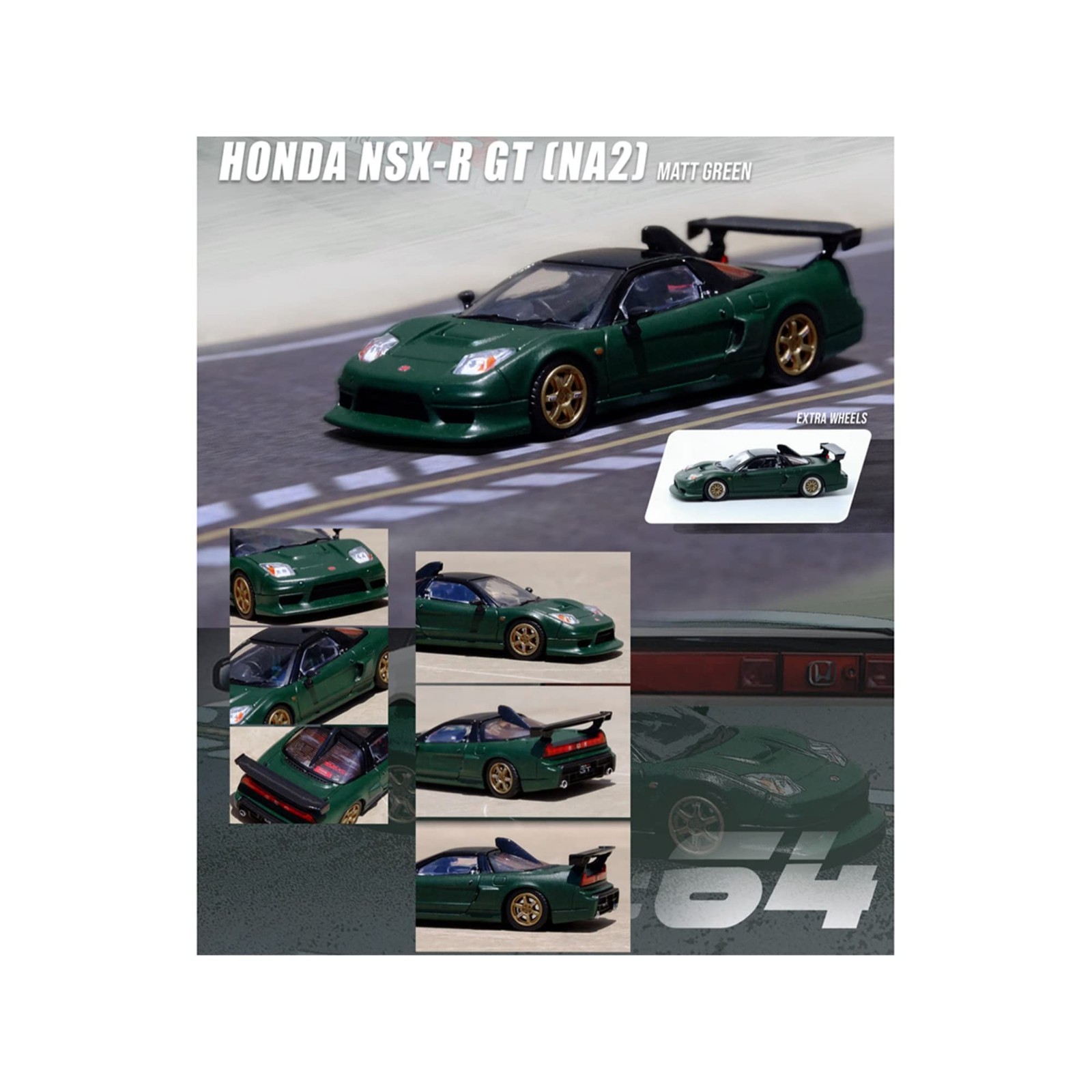 Honda NSX-R GT (NA2) Matte Green