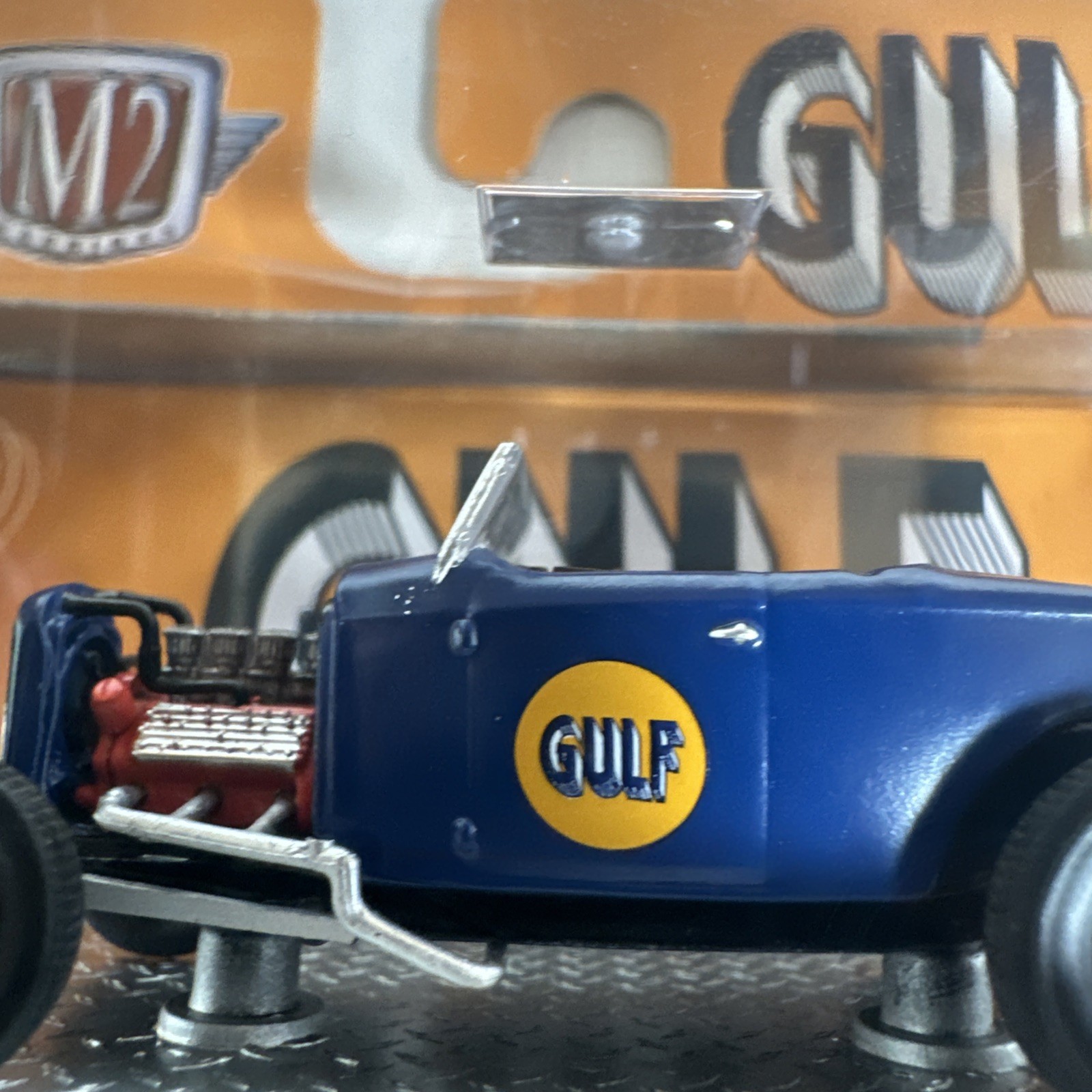 1932 Ford Roadster Gulf Blue M2 Machines R103 25-76 New in Package