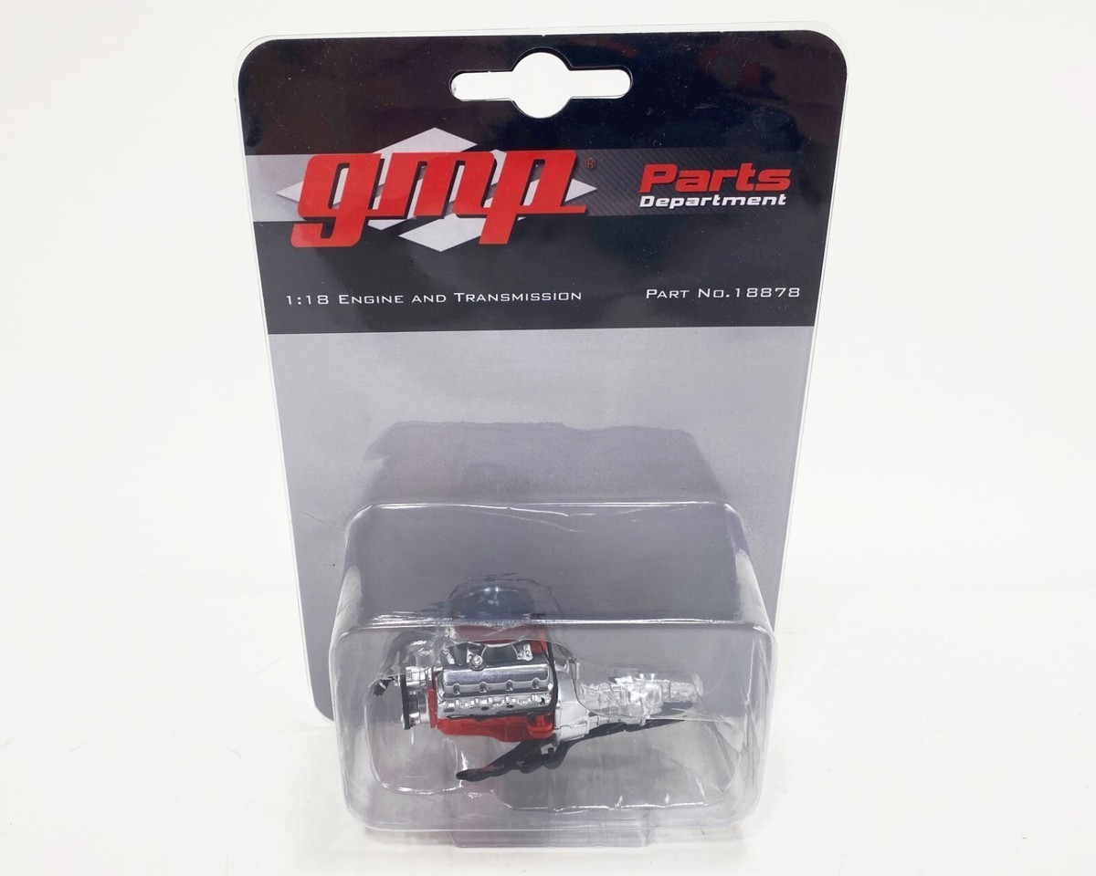GMP 1/18 Big Block Chevy Drag Dragster Engine Motor & Transmission 1969 Camaro