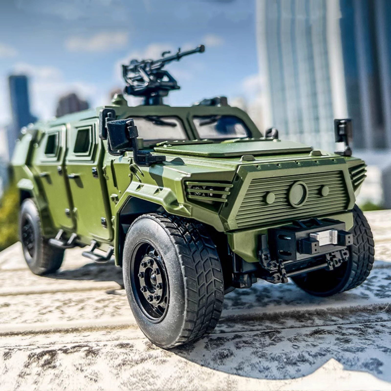 1/18 Scale Alloy For DongFeng Mengshi 3th Generation Off Road Vehicle Model VV