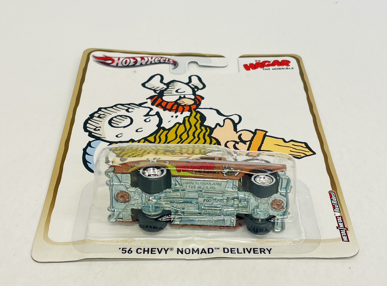 Hot Wheels Hagar The Horrible ’56 Chevy Nomad Delivery w/ Real Riders 2012 New