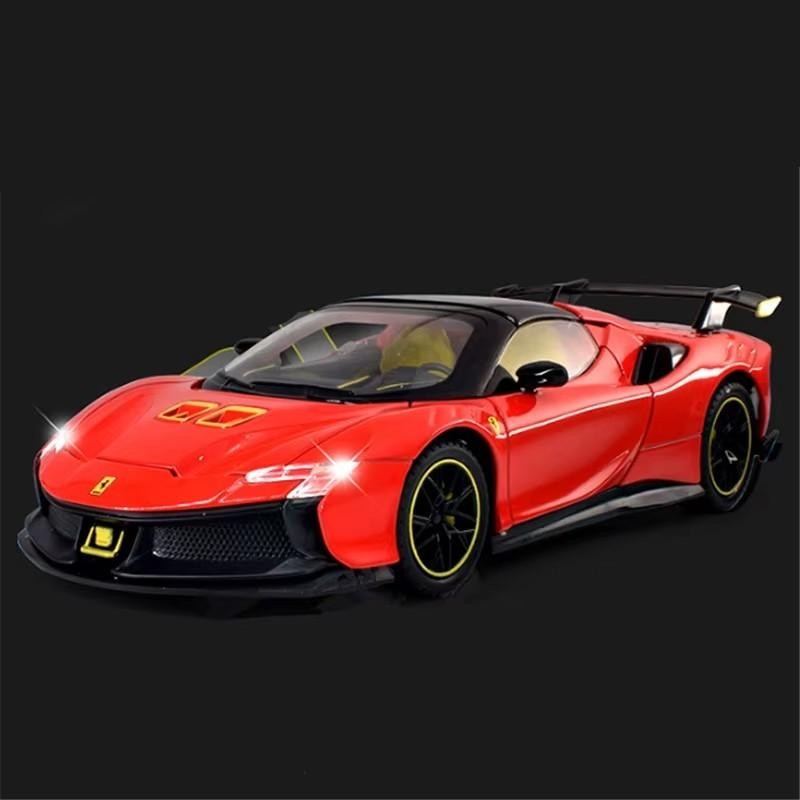 1:24 Ferrari SF90XX Exotic Sport Car Diecast Metal Vehicle Model Toy Gift NEW