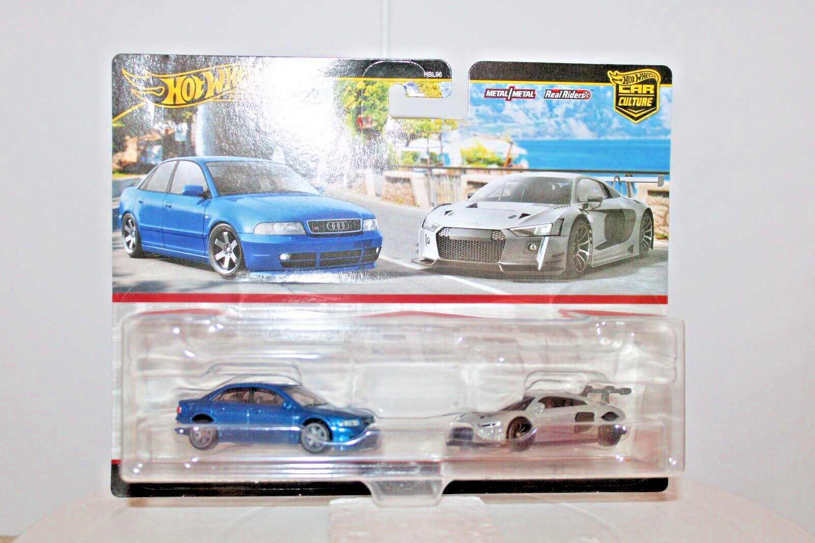 Hot Wheels Premium Car Culture Twin Pack – Audi – S4 Quattro & R8 LMS