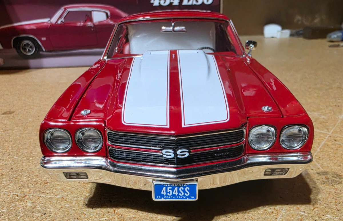 ACME 1/18 1970 CHEVROLET CHEVELLE SS 454 LS6 RED A1805530 1 OF 454 LIMITED