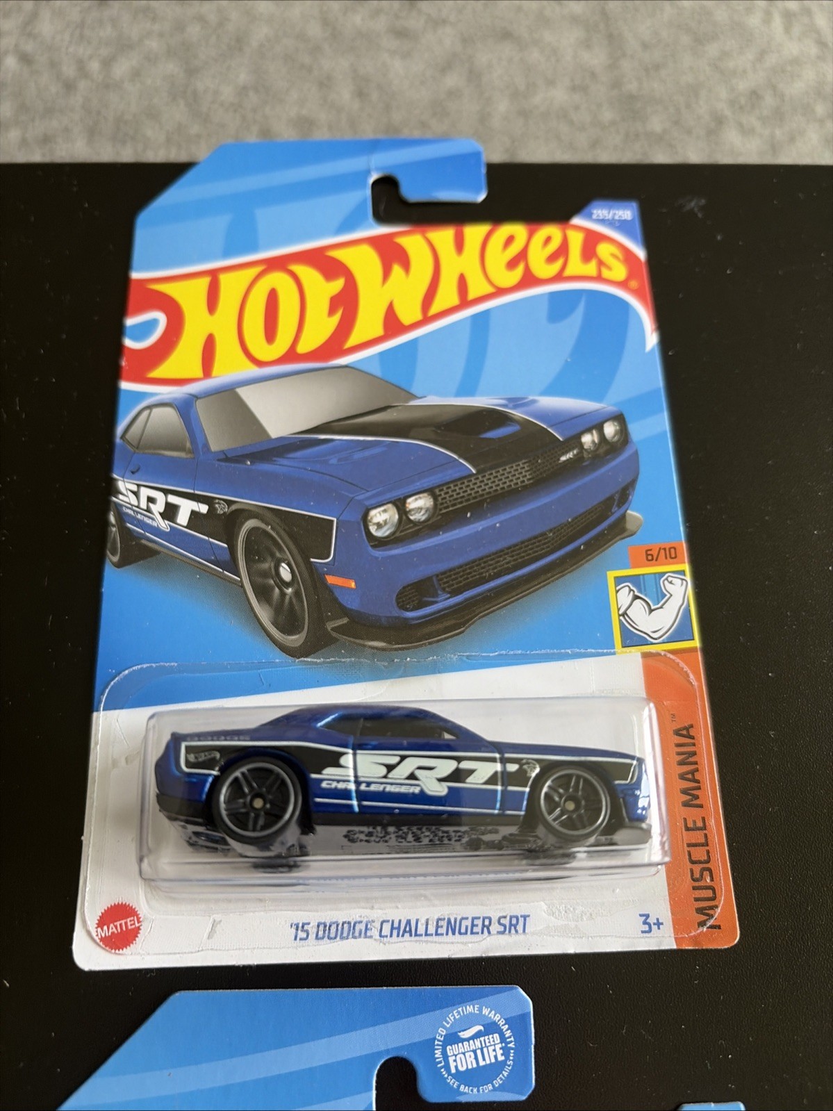 Hot Wheels Dodge Challenger SRT Blue Black 1:64 Muscle Mania Diecast Car Lot 6
