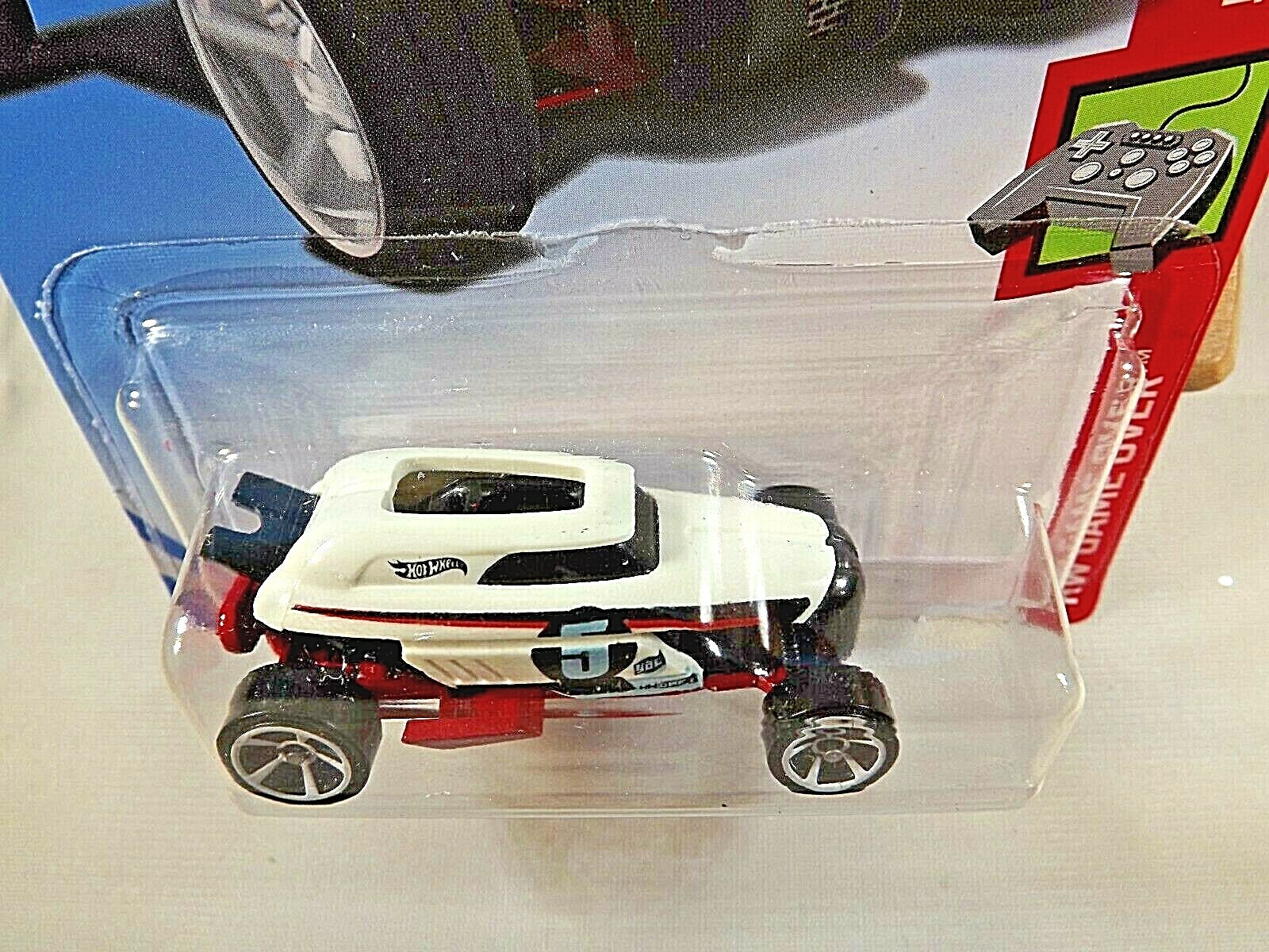 2019 Hot Wheels #16 HW Game Over 2/5 RIP ROD White Variant w/White MC5 Spoke