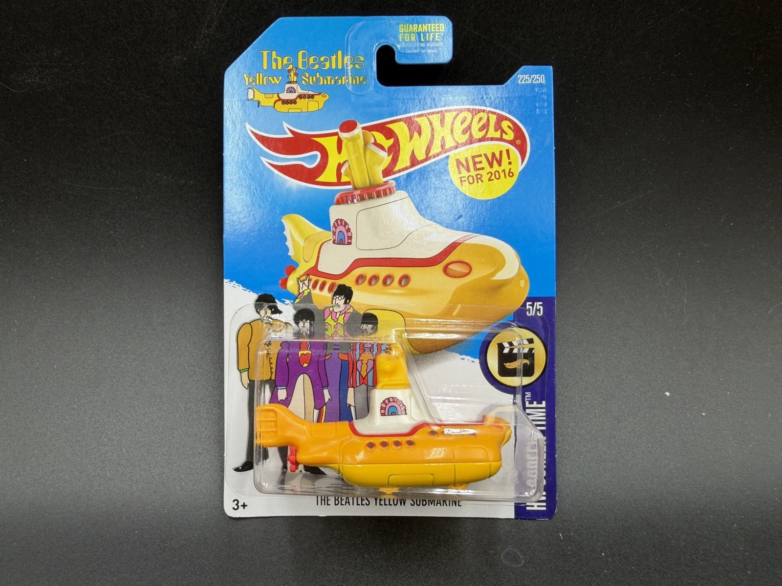 Hot Wheels The Beatles Yellow Submarine 2016 HW Screen Time 5/5 #225 MIP