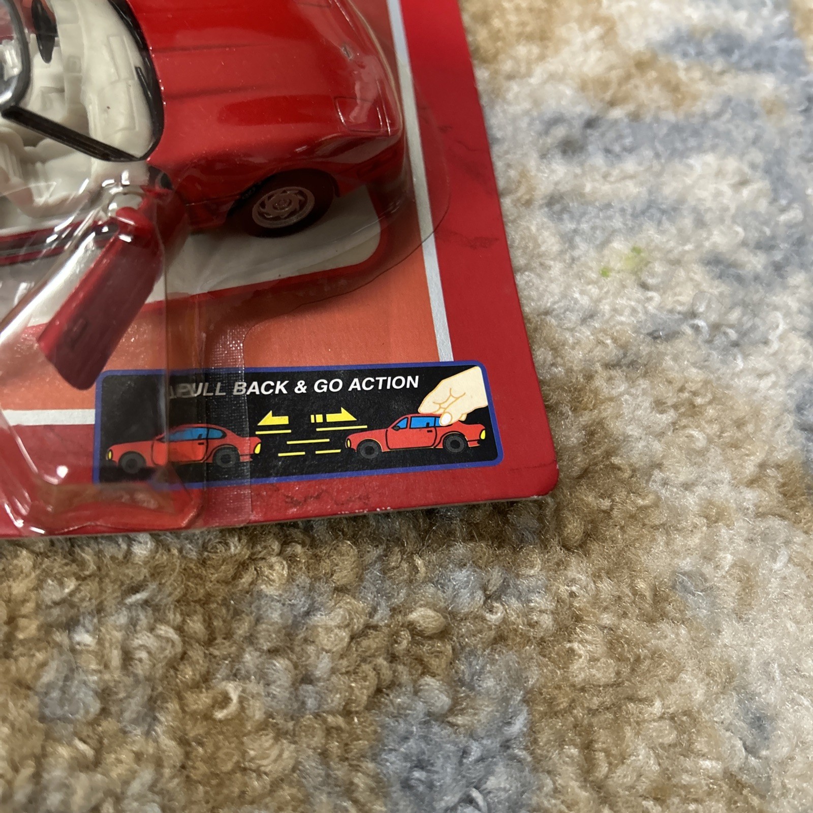 Welly Deluxe Racer Single Die Cast Metal And Plastic Corvette NIP