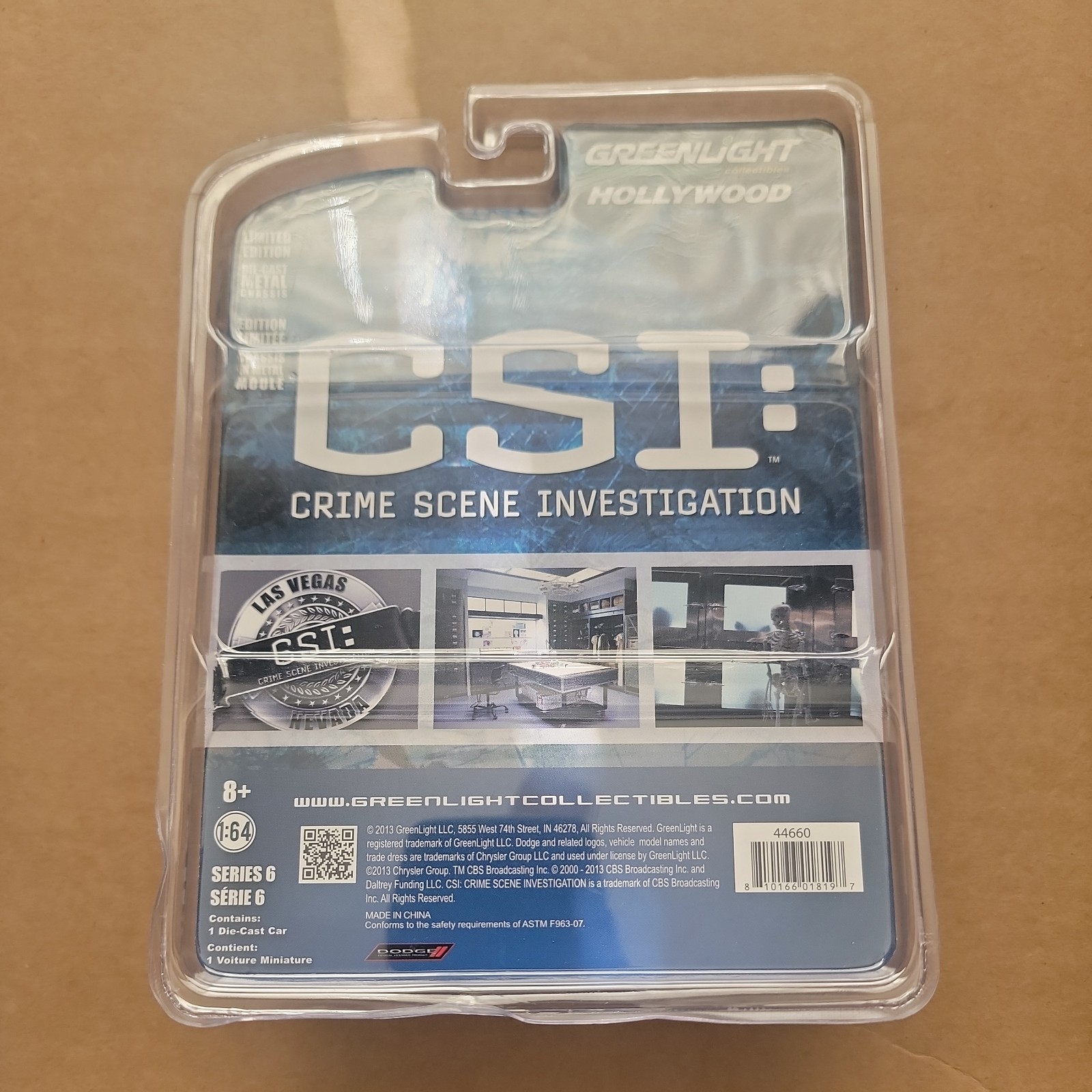 GREENLIGHT HOLLYWOOD SERIES 6 CSI-2011 DODGE CHARGER 1:64