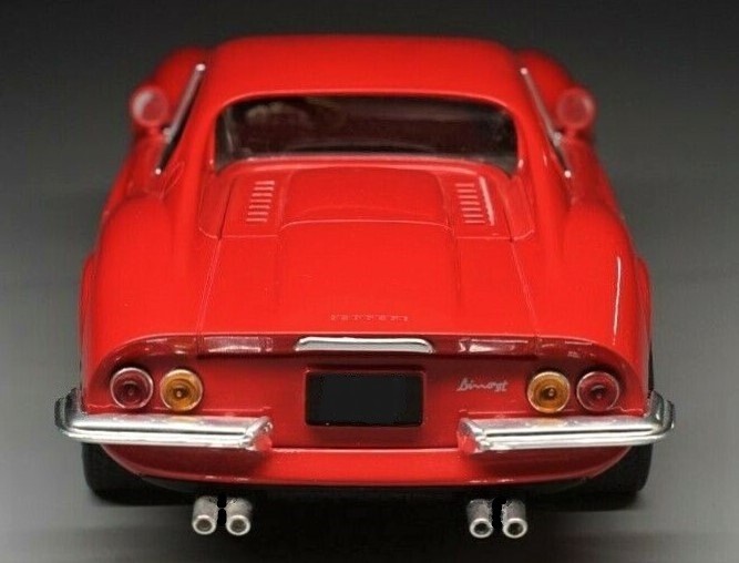 Ferrari Race Car Racing1:24Le Mans12Racer18Custom Built Metal Body Model RARE