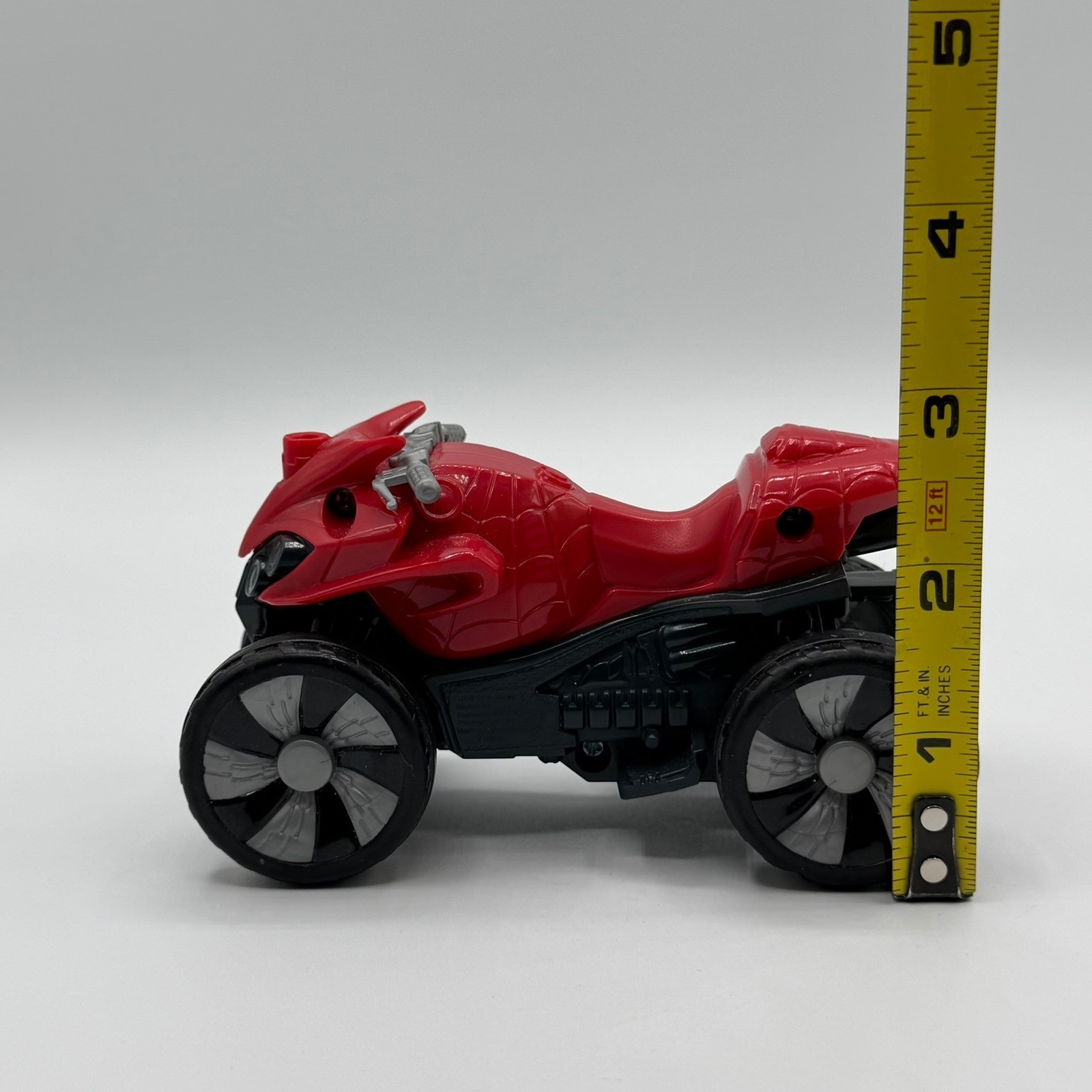 2016 Hasbro Marvel Spider-Man Blast N Go ATV Quad Bike Red Replacement Vehicle
