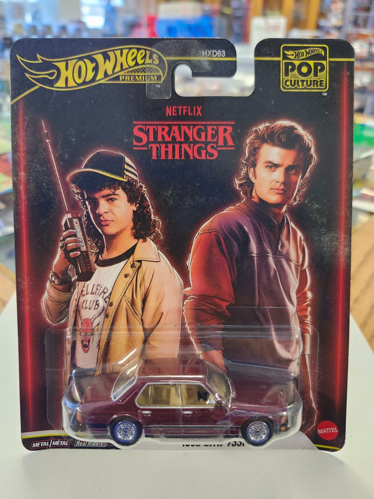 Hot Wheels Pop Culture Netflix Stranger Things 1983 BMW 733i