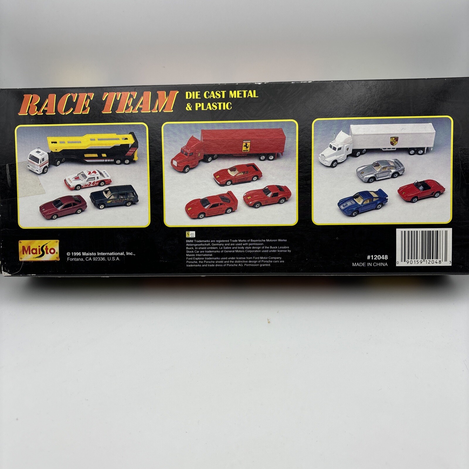 MAISTO Race Team Die-cast metal 4 pieces