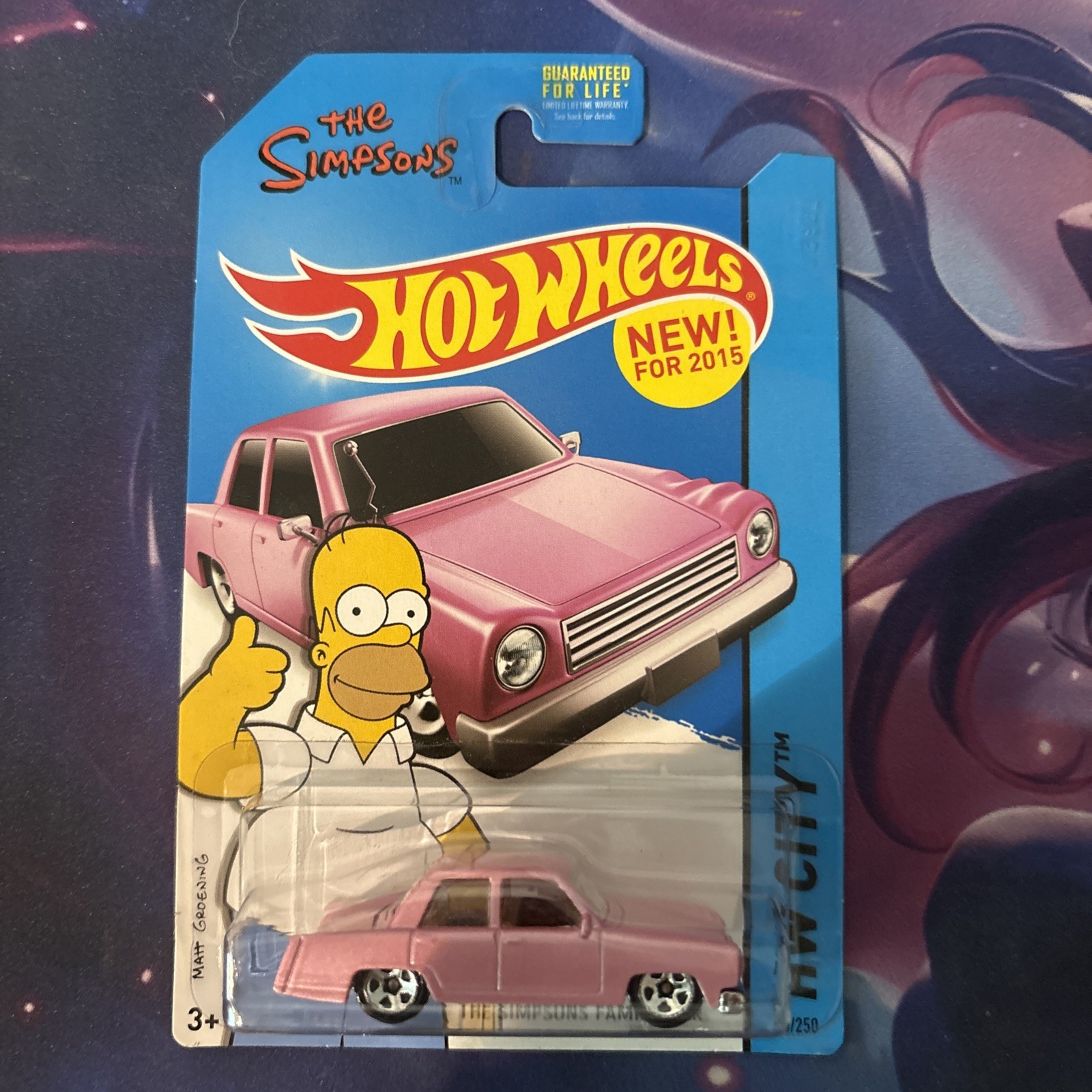 HOT WHEELS 2015 HW CITY THE SIMPSONS FAMILY CAR NEW