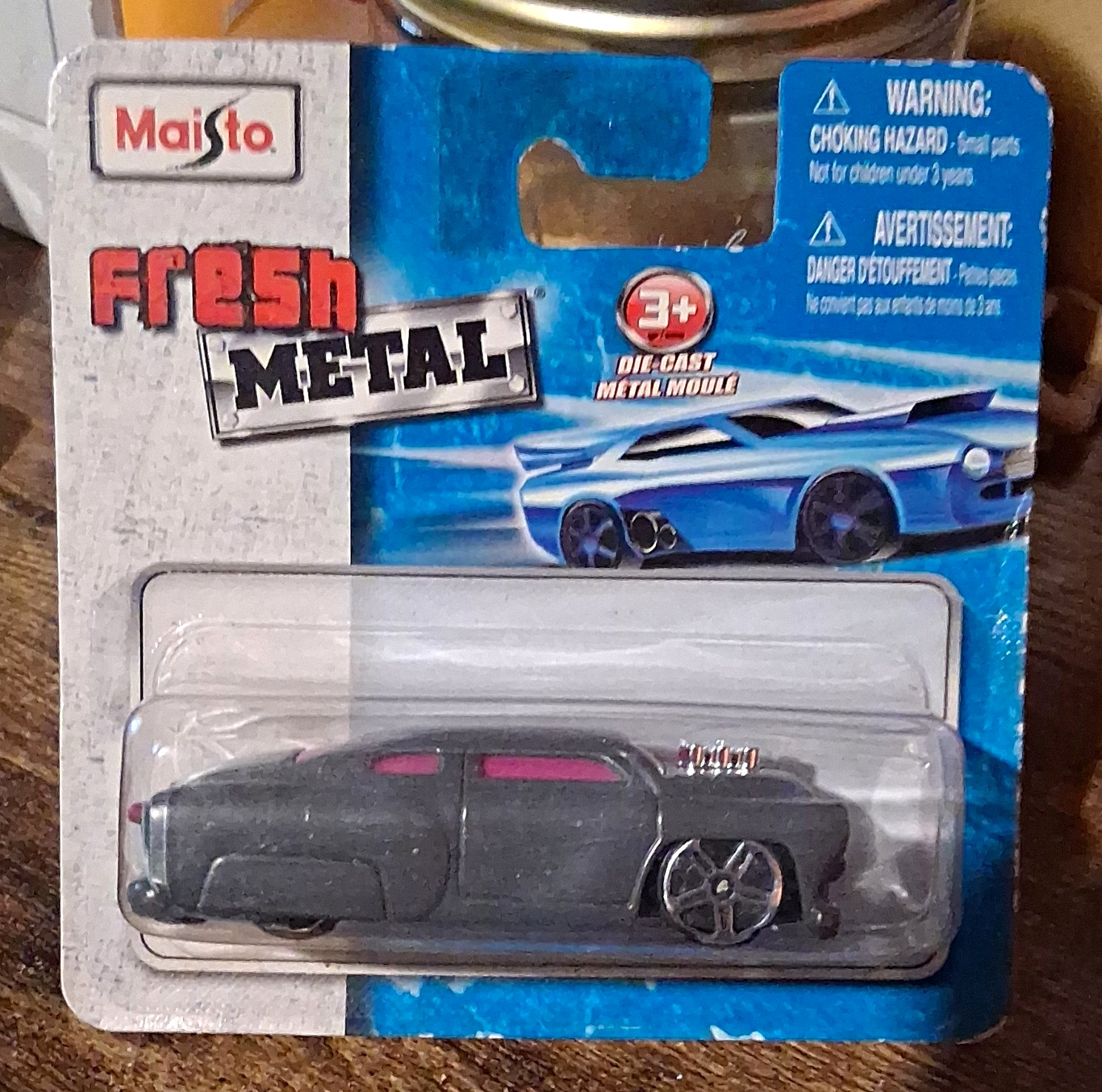 Maisto Fresh Metal Gray Diecast Model Car, Unopened Box, Age 4-7, 3+